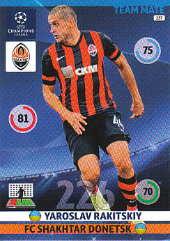 Yaroslav Rakitskiy Shakhtar Donetsk 2014/15 Panini Champions League #237